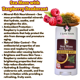 Natural Raspberry Seamoss Deodorant